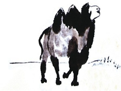国画骆驼的绘画技法